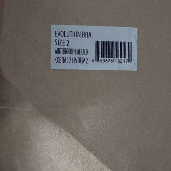 Knix evolution bra size 2 winterberry / emerald - Picture 4 of 5
